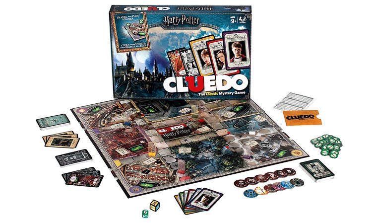 Contenuto della scatola di Cluedo Harry Potter