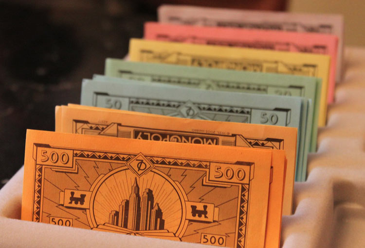 soldi finti del monopoly