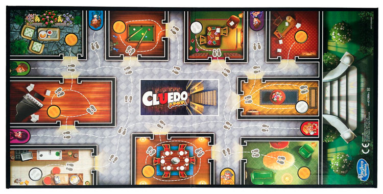 il tabellone di Cluedo Junior